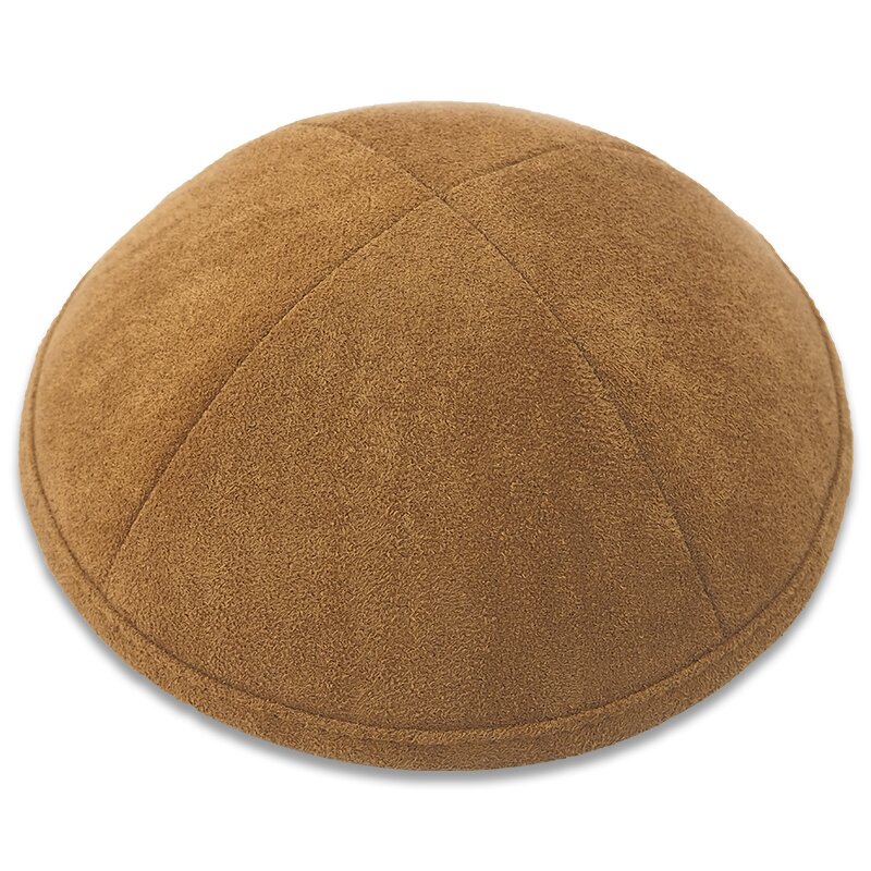 Kippah Manufacturer - Suede Custom Embroidery Logo for Wedding Bar Mitzvah Gift