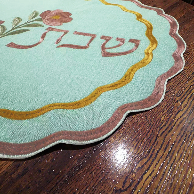 Challah Cover Manufacturer - Satin Traditional Durable Shabbat Judaica Premium Gift