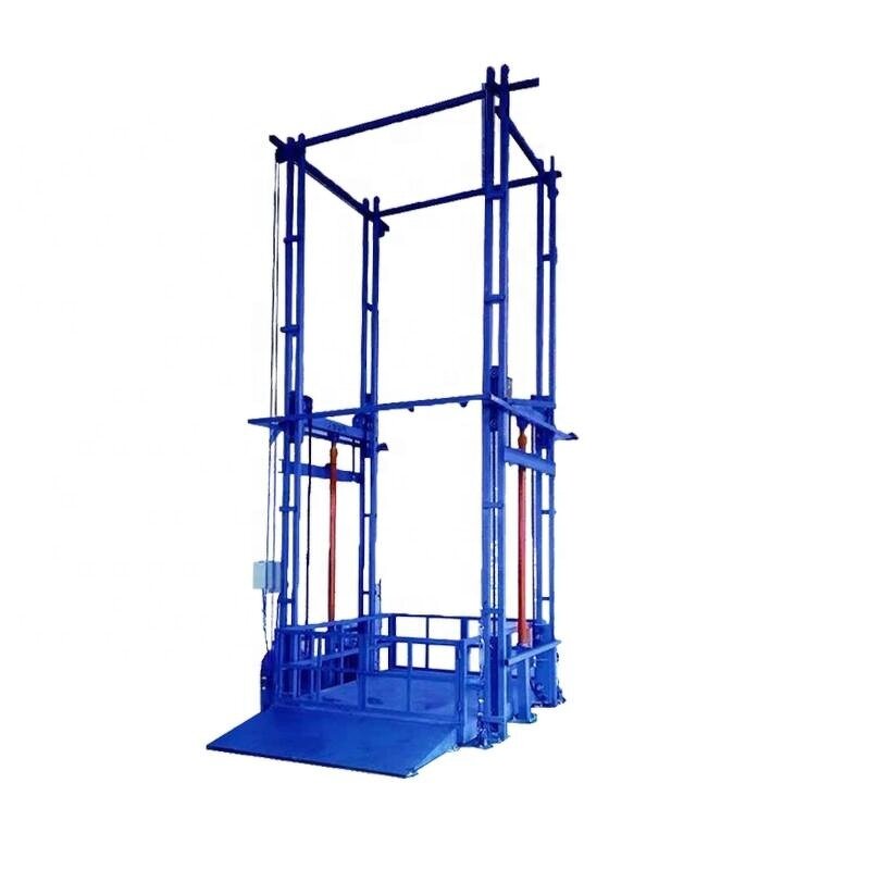 Goods Lift Manufacturer - Fully Covered 3 Floor Heavy Duty Vertical Warehouse Lift
