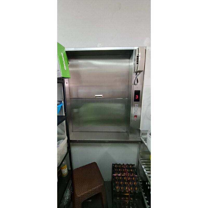 Dumbwaiter Lift Manufacturer - 100kg Traction Food Kitchen Lift for Restaurant Malaysia