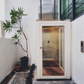 Home Elevator Manufacturer - 3m Custom 2-3 Floor Hydraulic Gearless AC Villa Lift