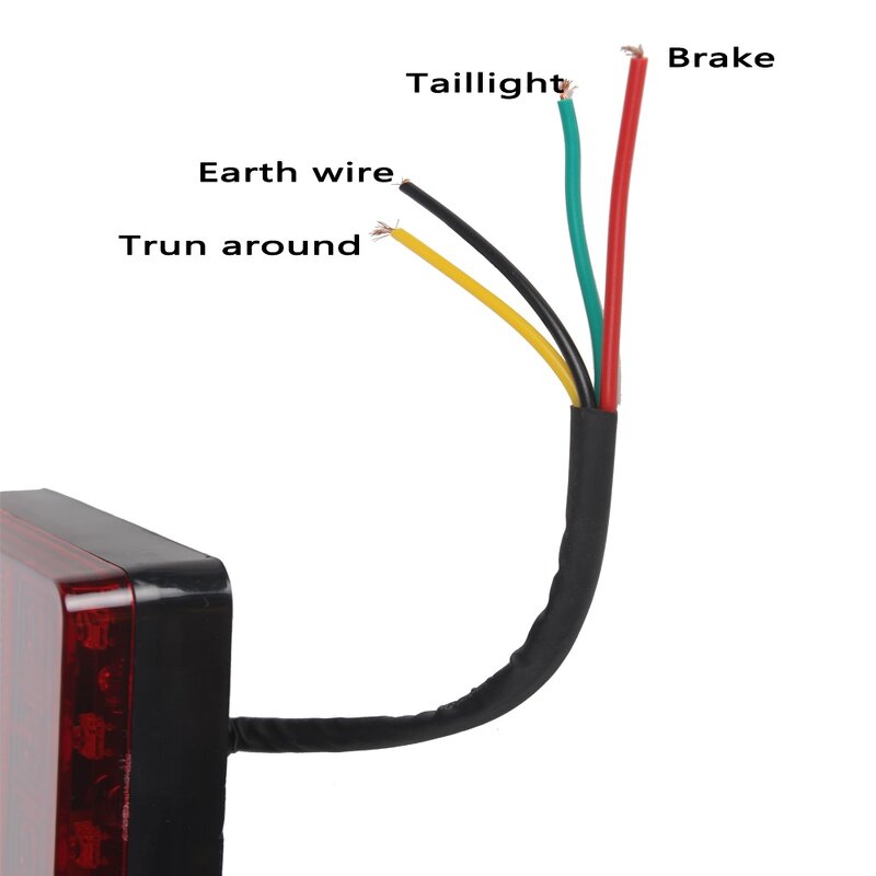 Car Light Manufacturer - Sinodiving 8 LED Rear Tail Warning Light for Trailer Truck