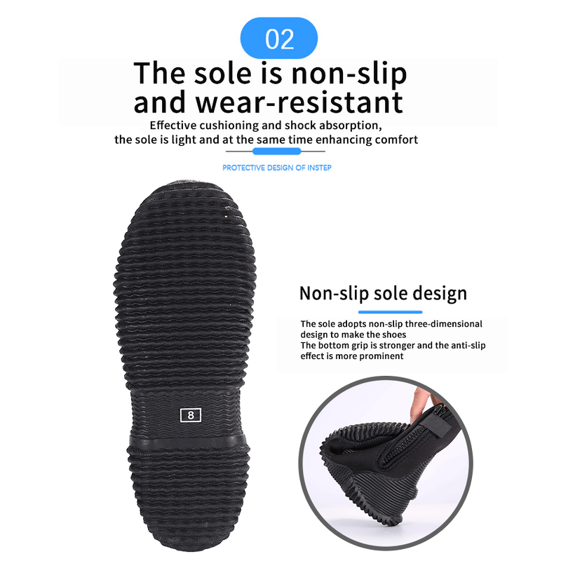 Diving Boots Manufacturer - Sinodiving 5mm Neoprene Customized Vulcanized Diving Boots