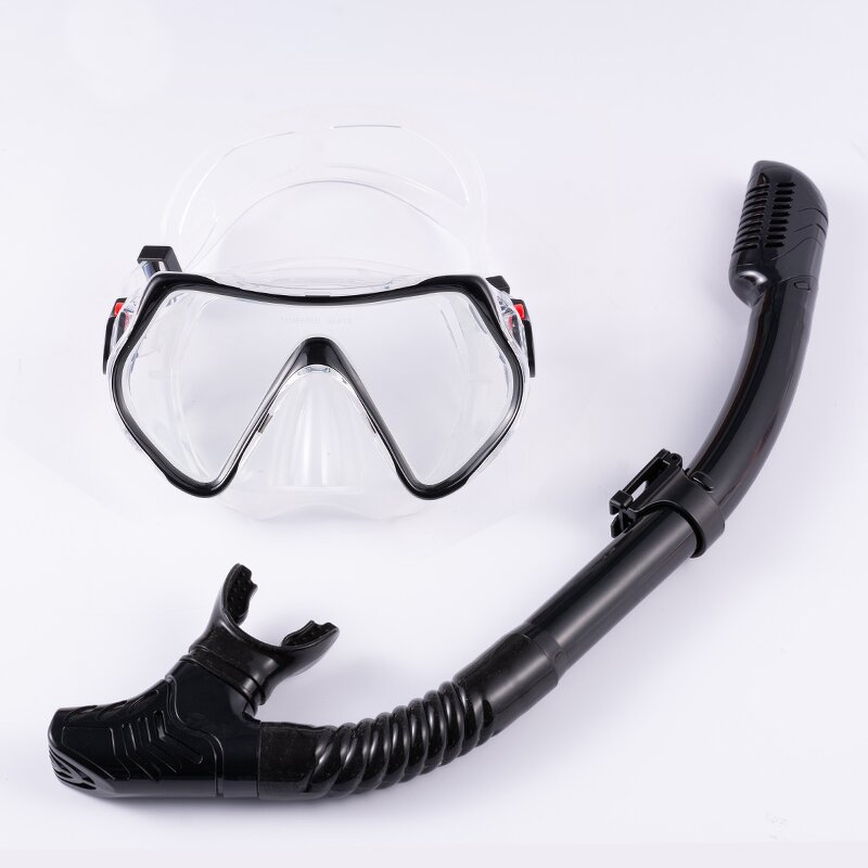 Diving Snorkel Set Manufacturer - Sinodiving Anti-Fog Tempered Glass Mask Snorkel