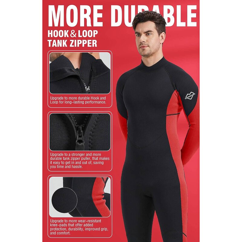 Wetsuit Manufacturer - Sinodiving Men Neoprene One Piece Diving Surfing Wetsuit
