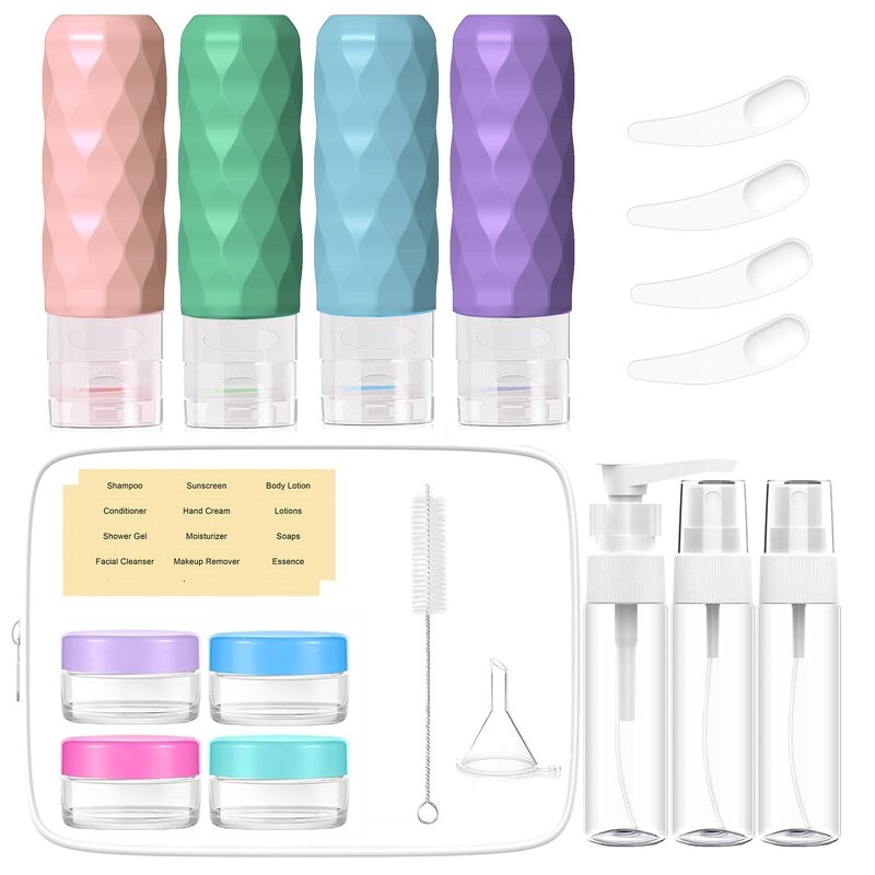 Travel Bottle Manufacturer - Sinodiving Silicone Leak-Proof Refillable Shampoo Squeeze Bottle