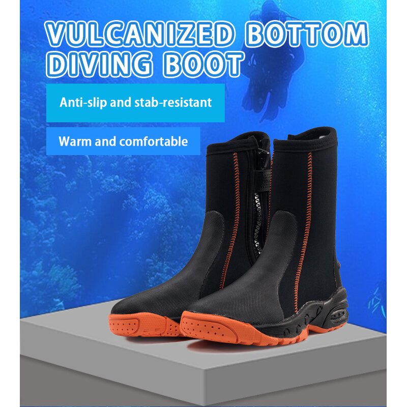 Diving Boots Manufacturer - Sinodiving Vulcanized Neoprene Sailing Wetsuit Shoes