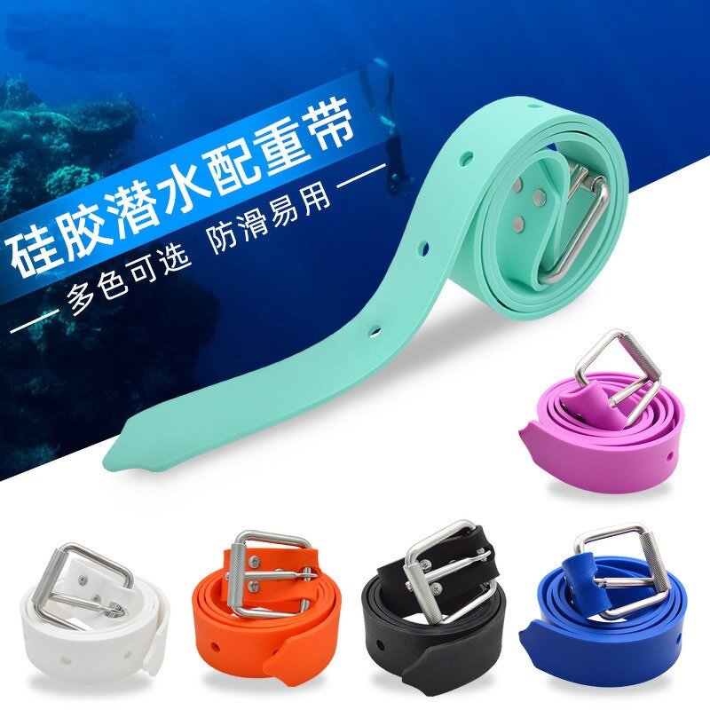 Diving Weight Belt Manufacturer - Sinodiving 1.3m 316SS Buckle Silicone Free Diving Belt