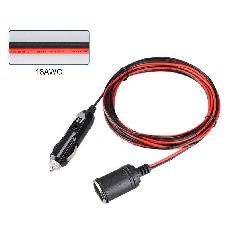 Car Charger Manufacturer - Sinodiving 12V/24V 15A Fuse 3.7M Cigarette Lighter Cord