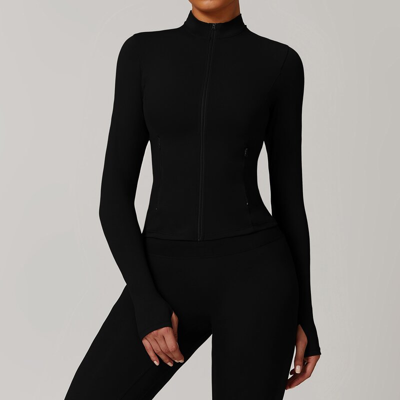 Sports Jacket Manufacturer - Zipper Long Sleeve Outdoor Leisure Quick Dry for Fall Winter