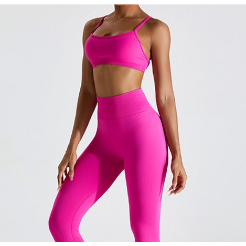 Sports Bra Manufacturer - Hot Sale Seamless Adjustable Straps Open Back