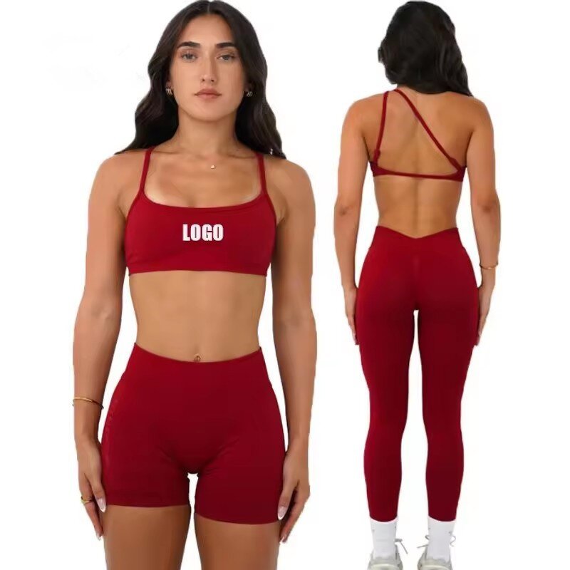 Workout Sets Manufacturer - Custom Seamless Women's Cross Back Activewear