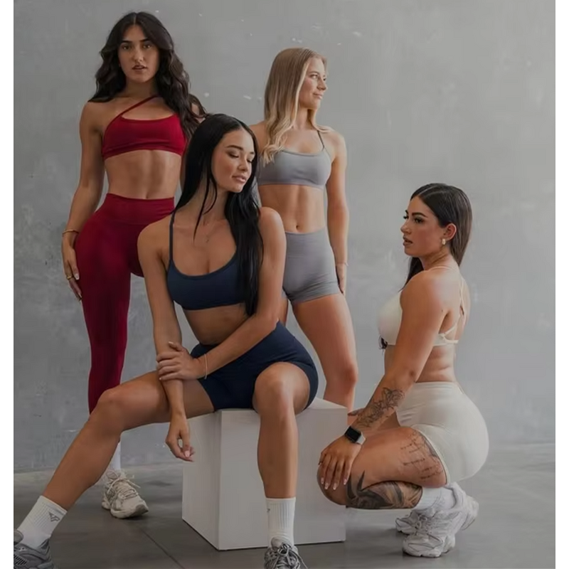 Activewear Set Manufacturer - New Arrivals Seamless Custom Logo Scrunch Butt