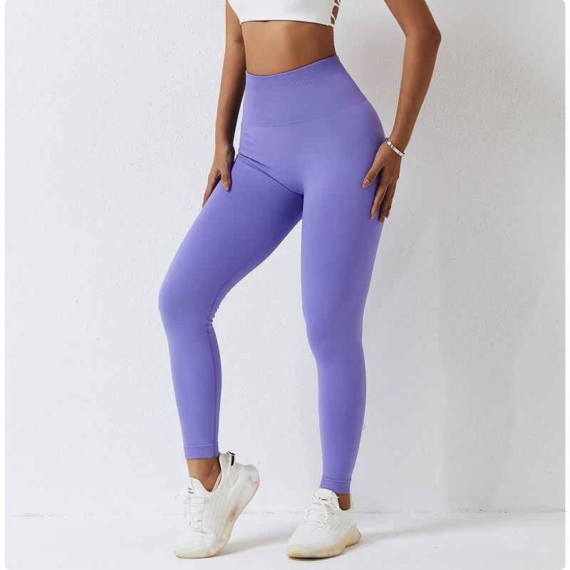 Yoga Legging Manufacturer - Plus Size Women Seamless High Waist Scrunch Butt Lift