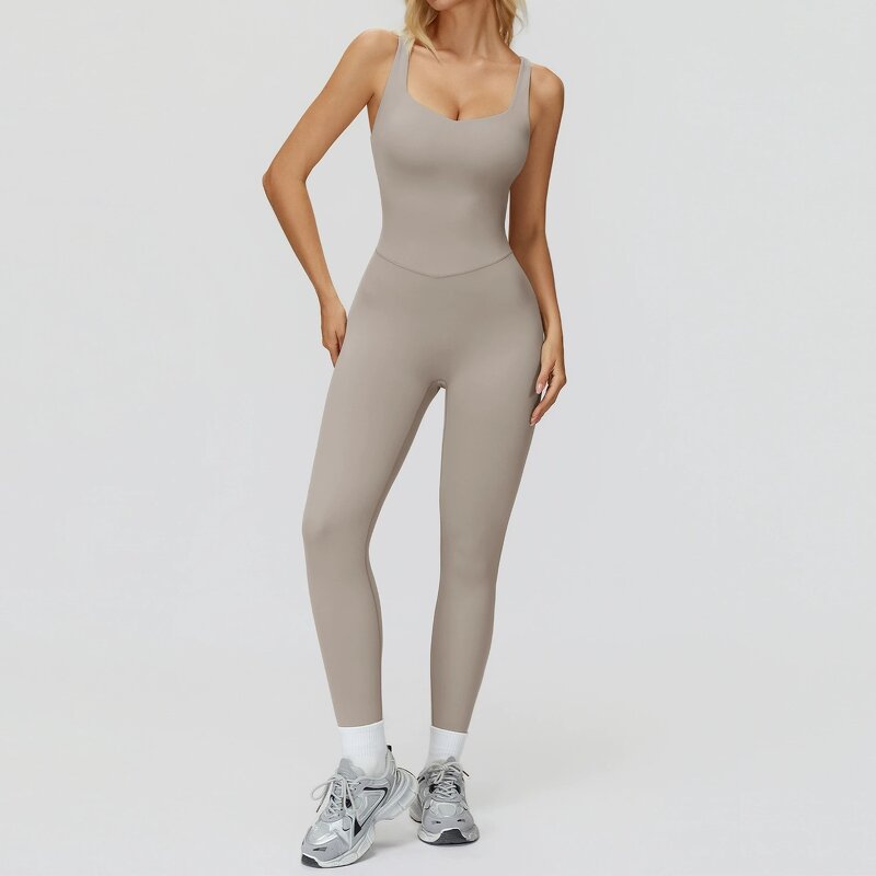 Yoga Bodysuit Manufacturer - Fitness Cross-style Seamless Tight-Fitting and Slimming