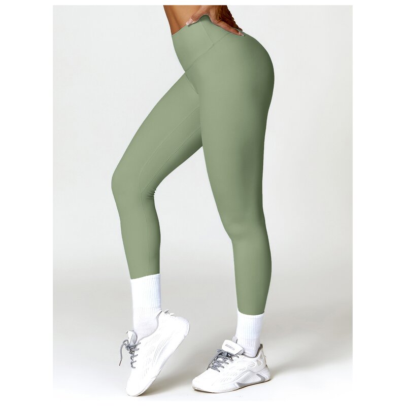 Yoga Pants Set Manufacturer - Custom Women High Waist Scrunch Butt Tight Booty Lifting