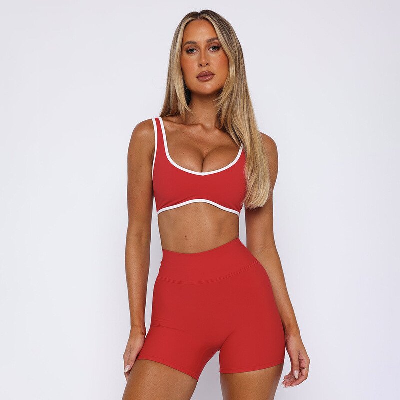 Sports Bra Manufacturer - Wholesale Custom Quick Dry Push Up Color Blocking