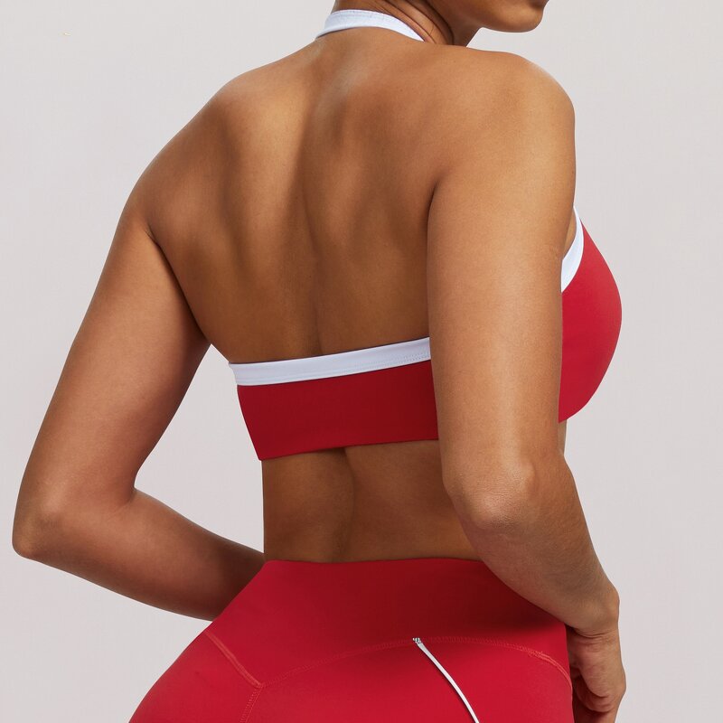 Sports Bra Manufacturer - Wireless High-Support with Neck Strap Nude Lightweight