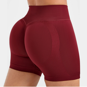 Yoga Shorts Manufacturer - Customize Color Stable Rebound Elastic Waist Seamless Hip Lifting