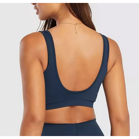 Sports Bra Manufacturer - U-Neck Collar Design with Pads U Shape Back