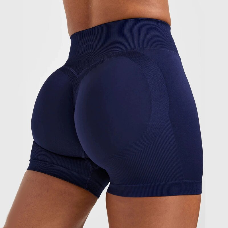 Yoga Shorts Manufacturer - Customize Color Stable Rebound Elastic Waist Seamless Hip Lifting