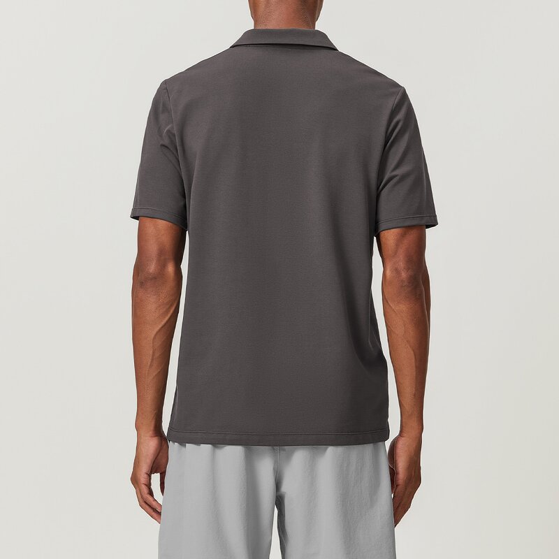 Sports Polo Manufacturer - Breathable Sweat-Wicking Small V-Neck for Golf Tennis Short Sleeve