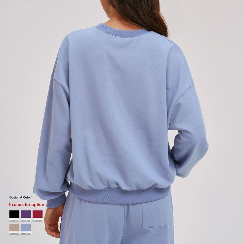 Sweatshirt Manufacturer - Women's Windproof Soft Plus-Size Loose Fit Oversized