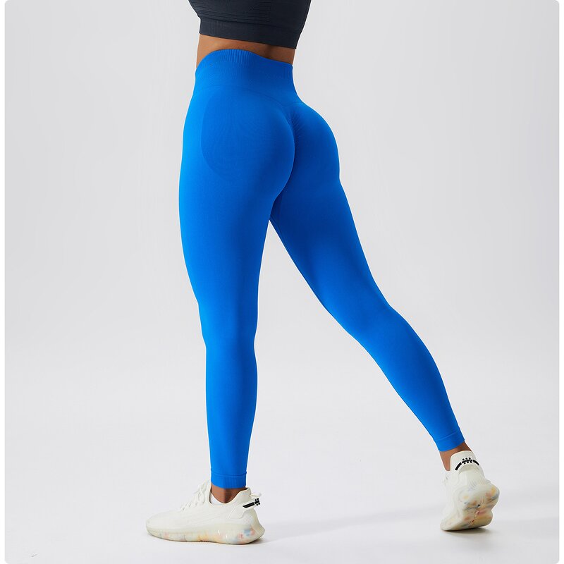 Yoga Legging Manufacturer - Plus Size Women Seamless High Waist Scrunch Butt Lift