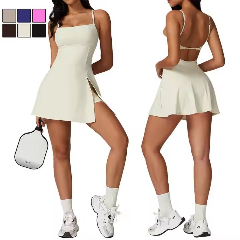 Tennis Dress Manufacturer - Custom Logo with Shorts for Golf Gym Work Out