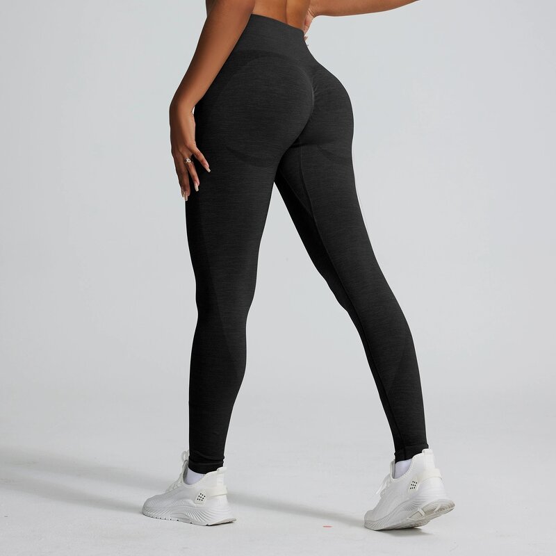 Gym Leggings Manufacturer - Contour 2.0 Butt High Waisted Scrunch Seamless Ribbed
