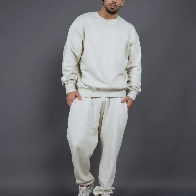 Sweatsuit Manufacturer - Wholesales Custom 400g Cotton+Polyester Fleece Lined Hoodie