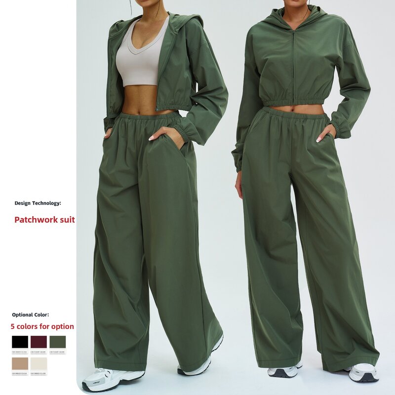 Sportswear Set Manufacturer - Long Sleeve Sun Protection Jacket & Casual Pants