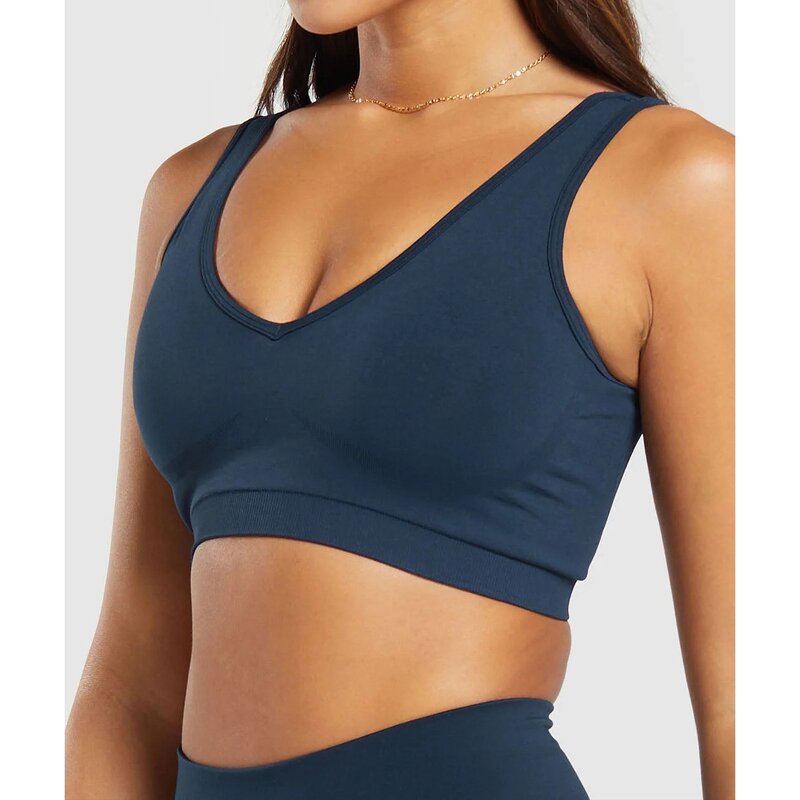 Sports Bra Manufacturer - U-Neck Collar Design with Pads U Shape Back