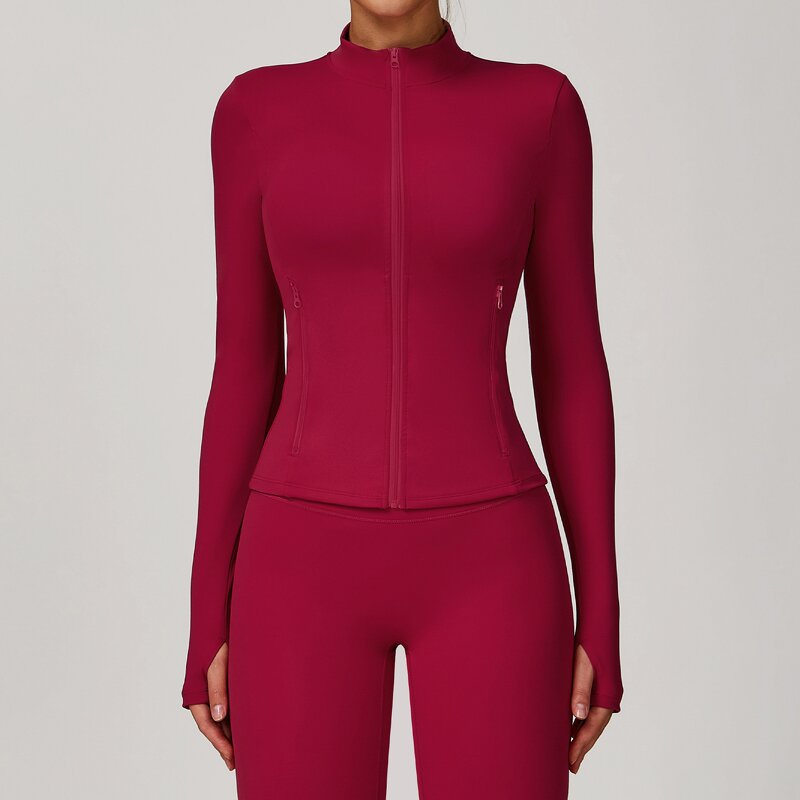 Sports Jacket Manufacturer - Zipper Long Sleeve Outdoor Leisure Quick Dry for Fall Winter