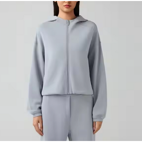 Sports Top Manufacturer - Hooded Zipper Cardigan Loose Casual Hoodie for Autumn Winter