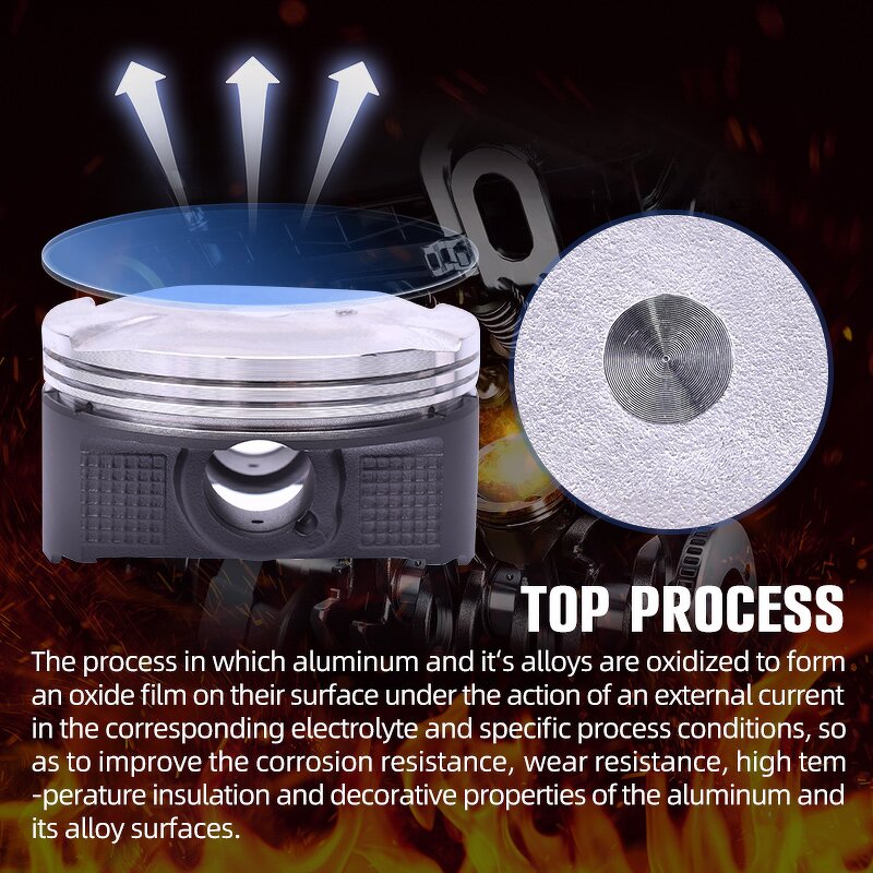 Motorcycle Piston Manufacturer - 200CC DIA72mm Pin17mm for KTM 200 Crank Mechanism