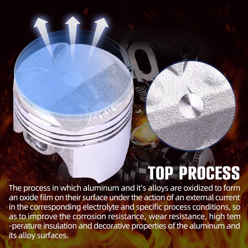 Motorcycle Piston Manufacturer - 400CC STD 55MM Custom for Honda CB400 Crank Mechanism