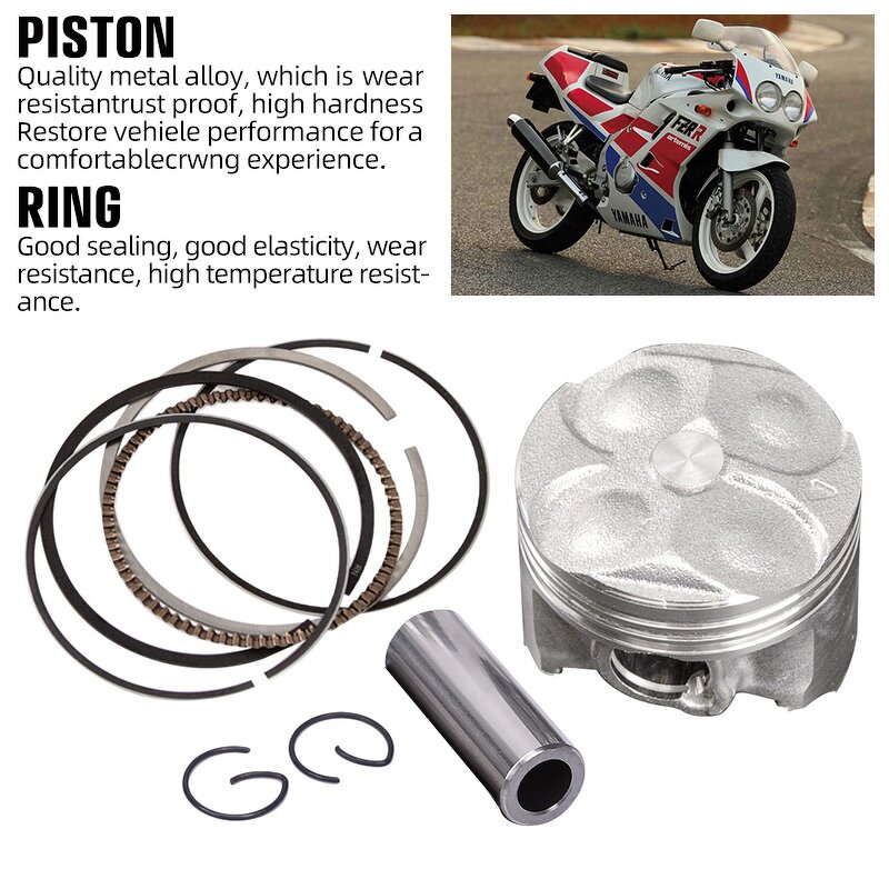 Motorcycle Piston Manufacturer - 250CC 3LN FZR250RR +0.25/+0.5 Piston Ring Kit