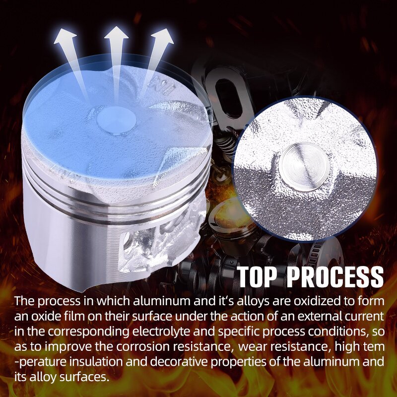 Motorcycle Piston Manufacturer - 250CC CBR250 KY1 High Quality Piston Assembly