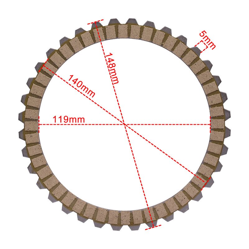 Motorcycle Clutch Plate Manufacturer - Best Sale Paper Based for Harley 883