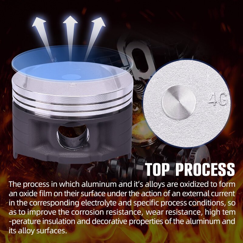 Motorcycle Piston Manufacturer - 250CC STD73mm for Yamaha TTR250 SUV Crank Mechanism