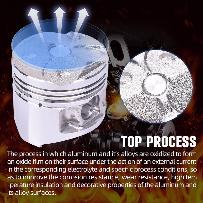 Motorcycle Piston Manufacturer - 250CC for Yamaha FZ250 FZR250 1HX Thin Skirt