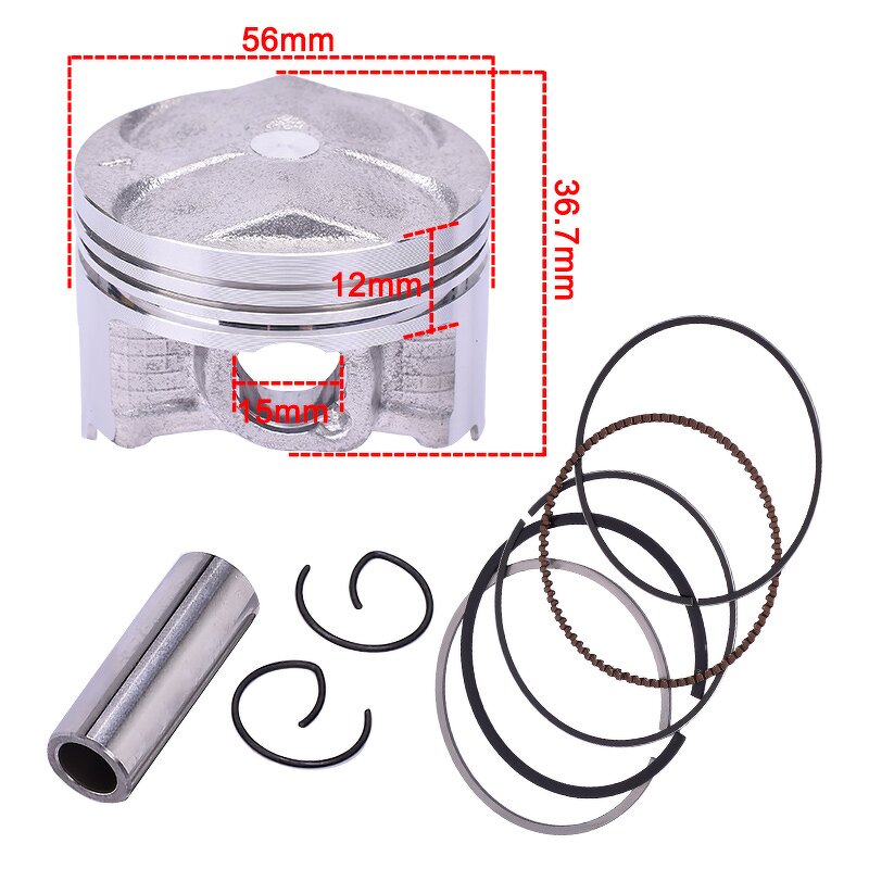 Motorcycle Piston Manufacturer - 400CC FZ400 1997-1999 +25/+50 DIA56.25-56.5mm