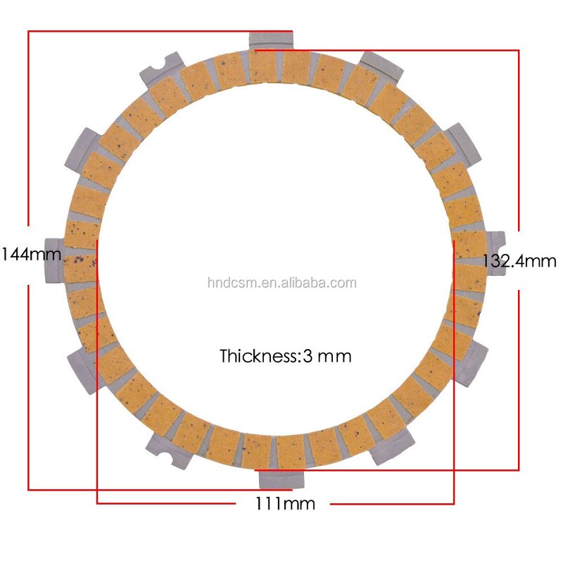 Motorcycle Clutch Plate Manufacturer - K3 K4 ZXR250 250CC Friction for Kawasaki