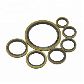 Washer Gasket Manufacturer - 42-60mm Metal Rubber Bonded Oil Drain Plug Flat
