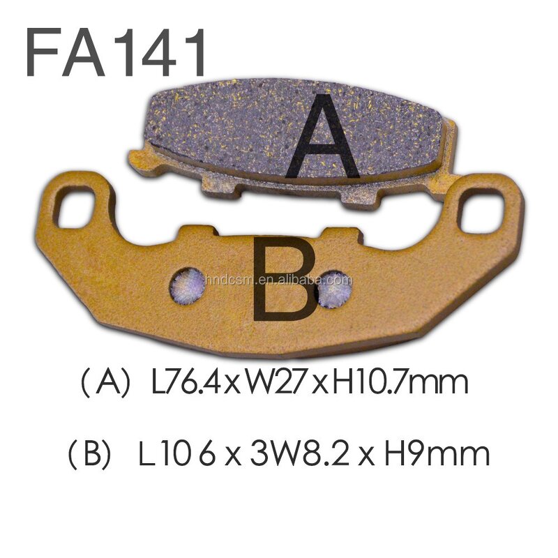 Motorcycle Brake Pad Manufacturer - FA141 No Noise for Kawasaki GPX250 ZXR250 GPZ400