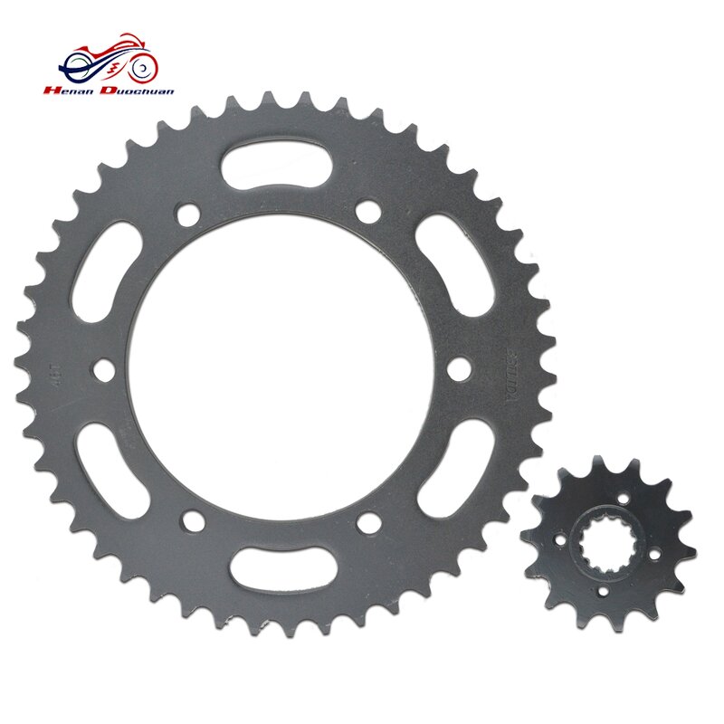 Motorcycle Sprocket Kit Manufacturer - 250CC ZXR250 45# Steel for Kawasaki ZXR250