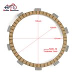 Motorcycle clutch plate