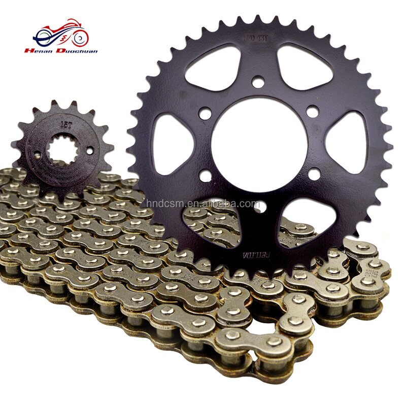 Motorcycle Sprocket Kit Manufacturer - 520 Gold O-ring 43/15T for Kawasaki ZX-6R/ZX636