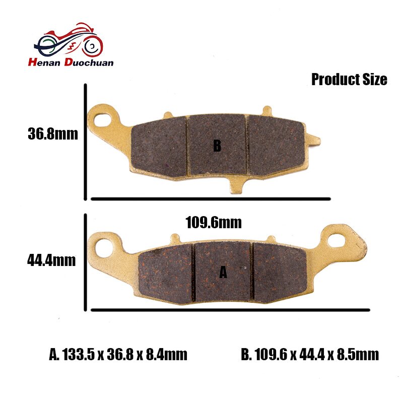 Motorcycle Brake Pad Manufacturer - FA229 for Suzuki Kawasaki ER-6N 250-1700CC